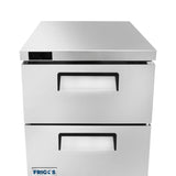 Frigos 27" Two Drawer Undercounter Refrigerator - FGA-UCR-2DR-28