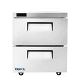 Frigos 27" Two Drawer Undercounter Refrigerator - FGA-UCR-2DR-28