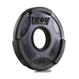 Troy GO-U Urethane Encased Olympic Grip Plate (Pairs) - GO-U_255lb_Set