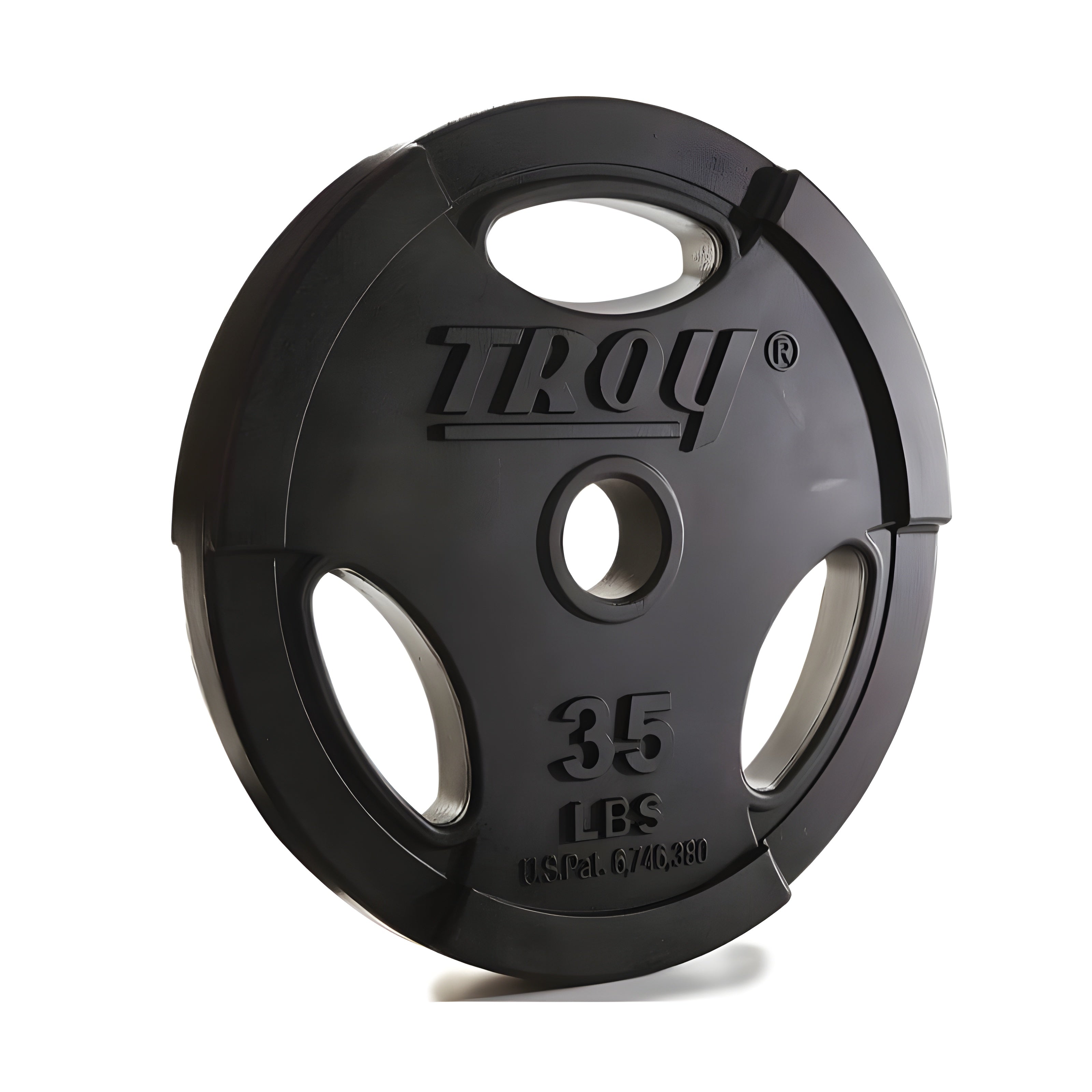 Troy GO-U Urethane Encased Olympic Grip Plate (Pairs) - GO-U_255lb_Set