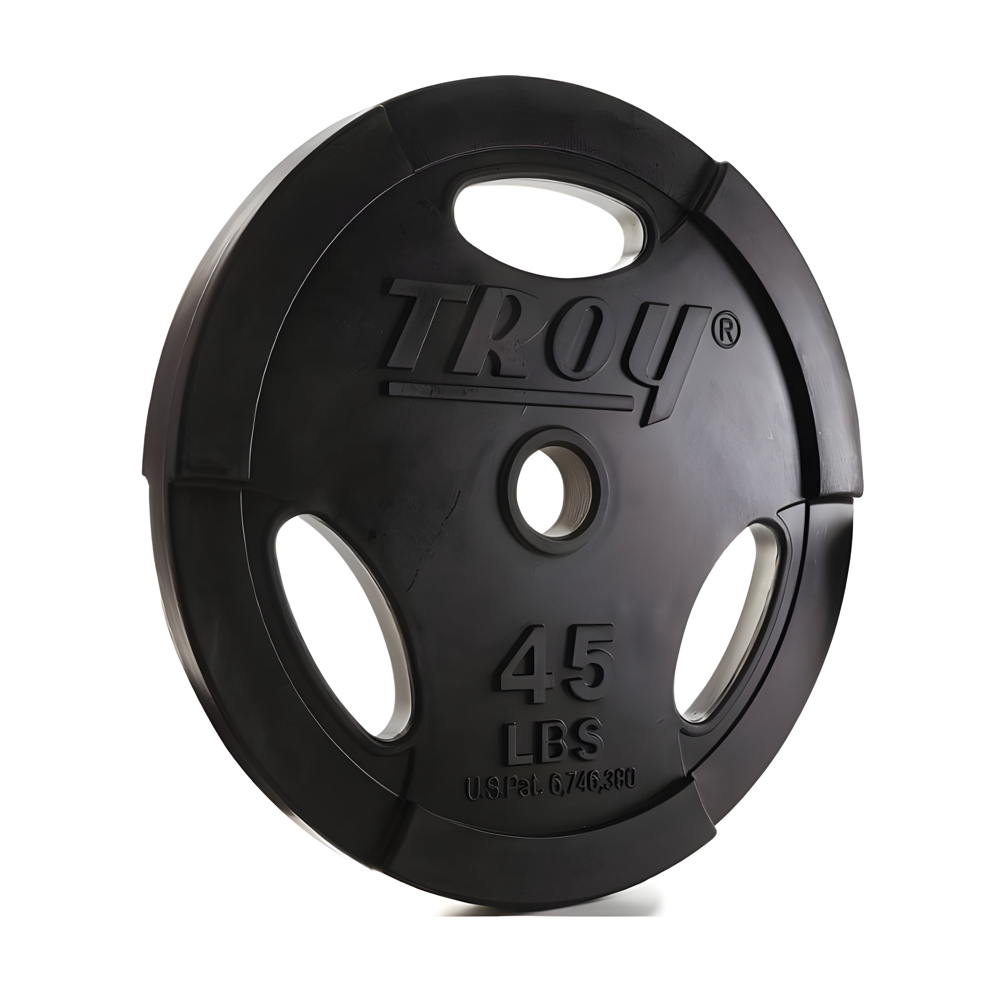 Troy GO-U Urethane Encased Olympic Grip Plate (Pairs) - GO-U_255lb_Set