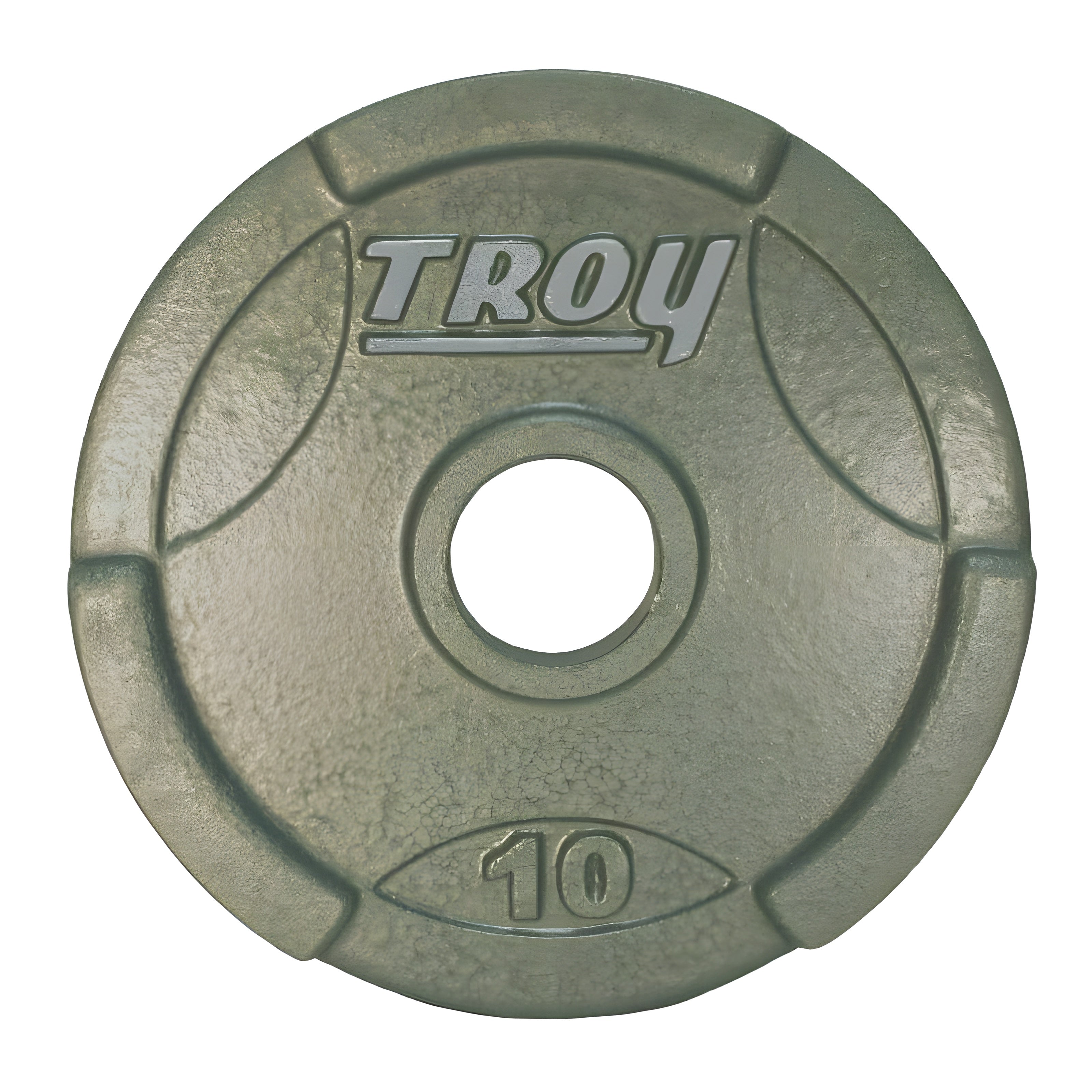 TROY GO Machined Olympic Grip Plate Gray - GO_255lb_Set