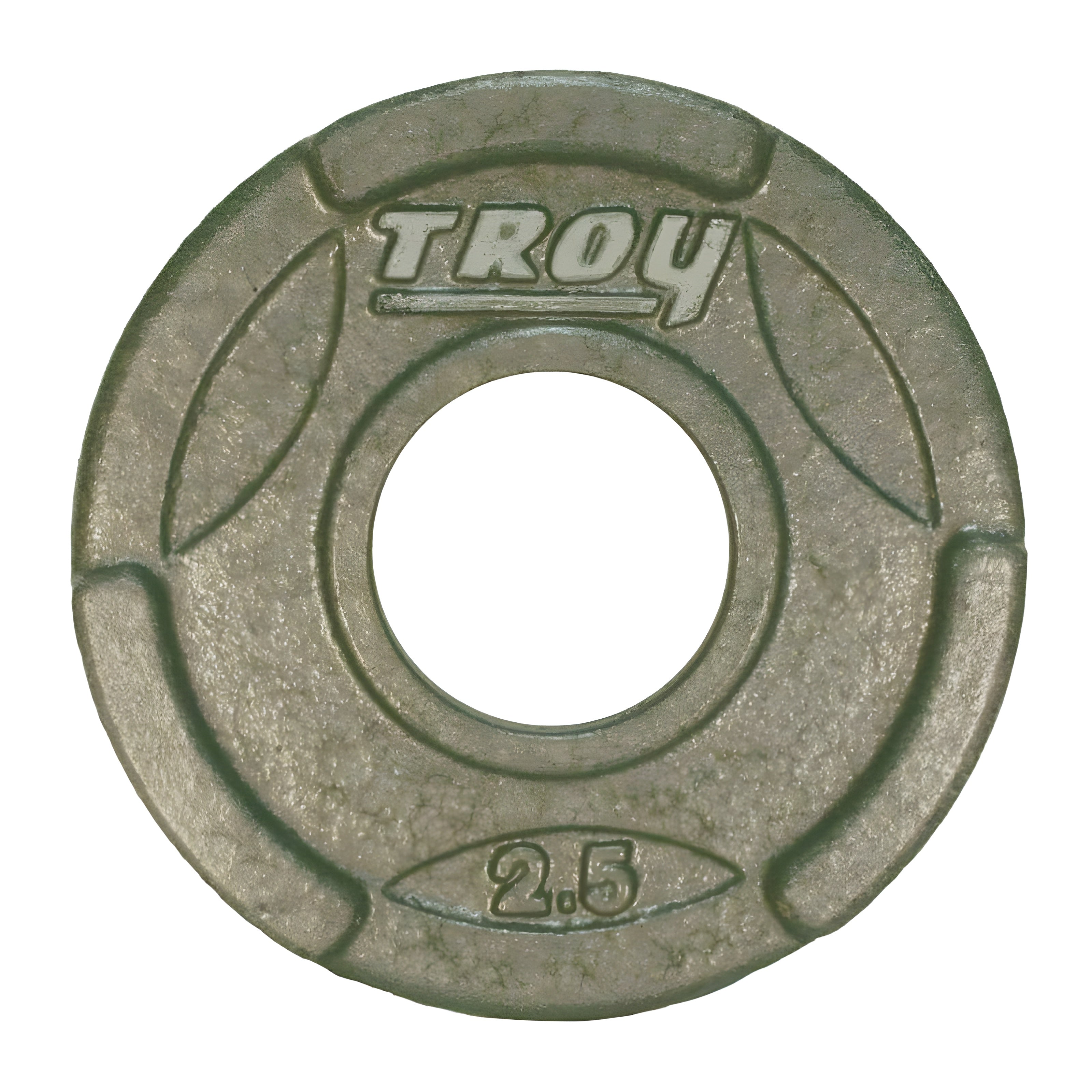 TROY GO Machined Olympic Grip Plate Gray - GO_255lb_Set