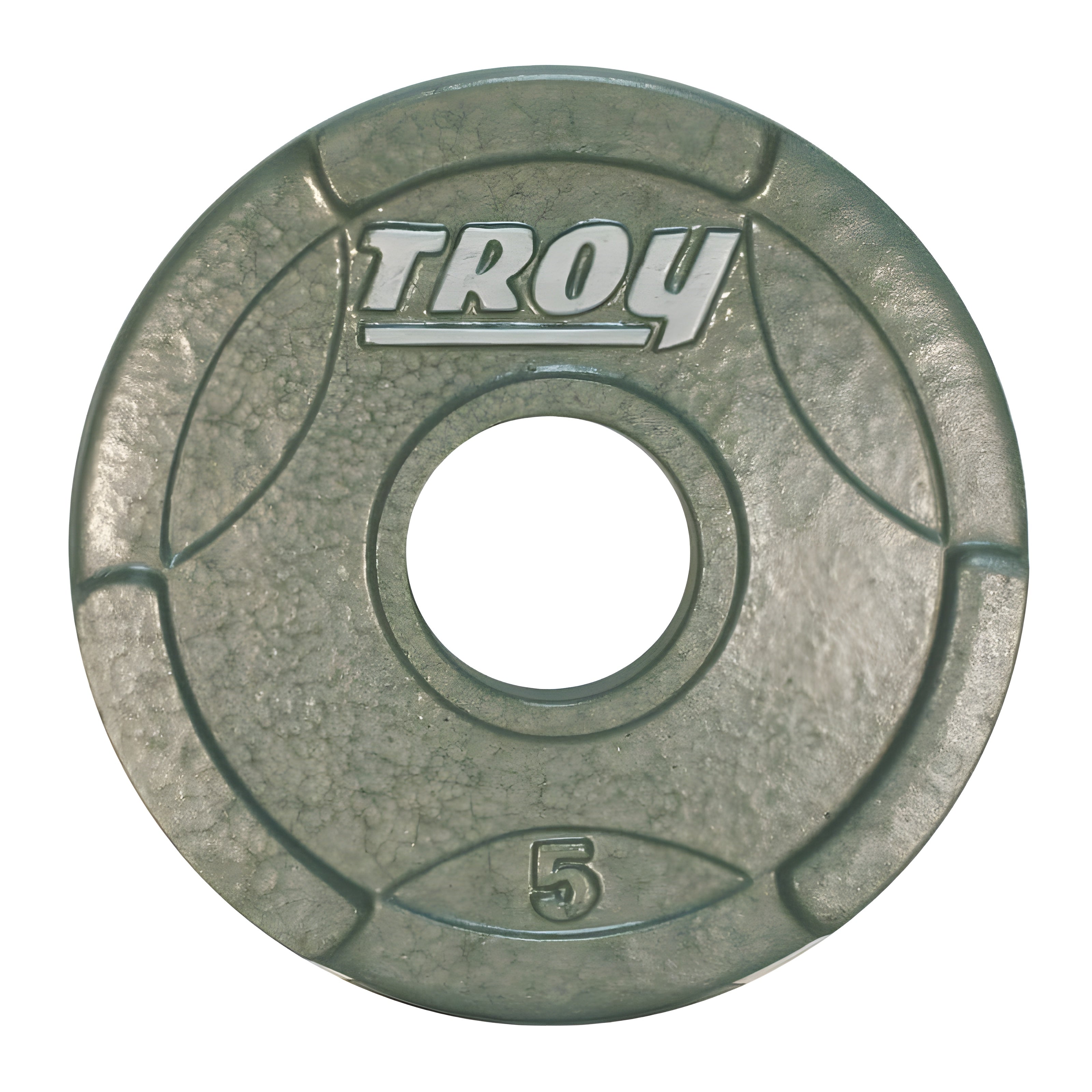 TROY GO Machined Olympic Grip Plate Gray - GO_255lb_Set