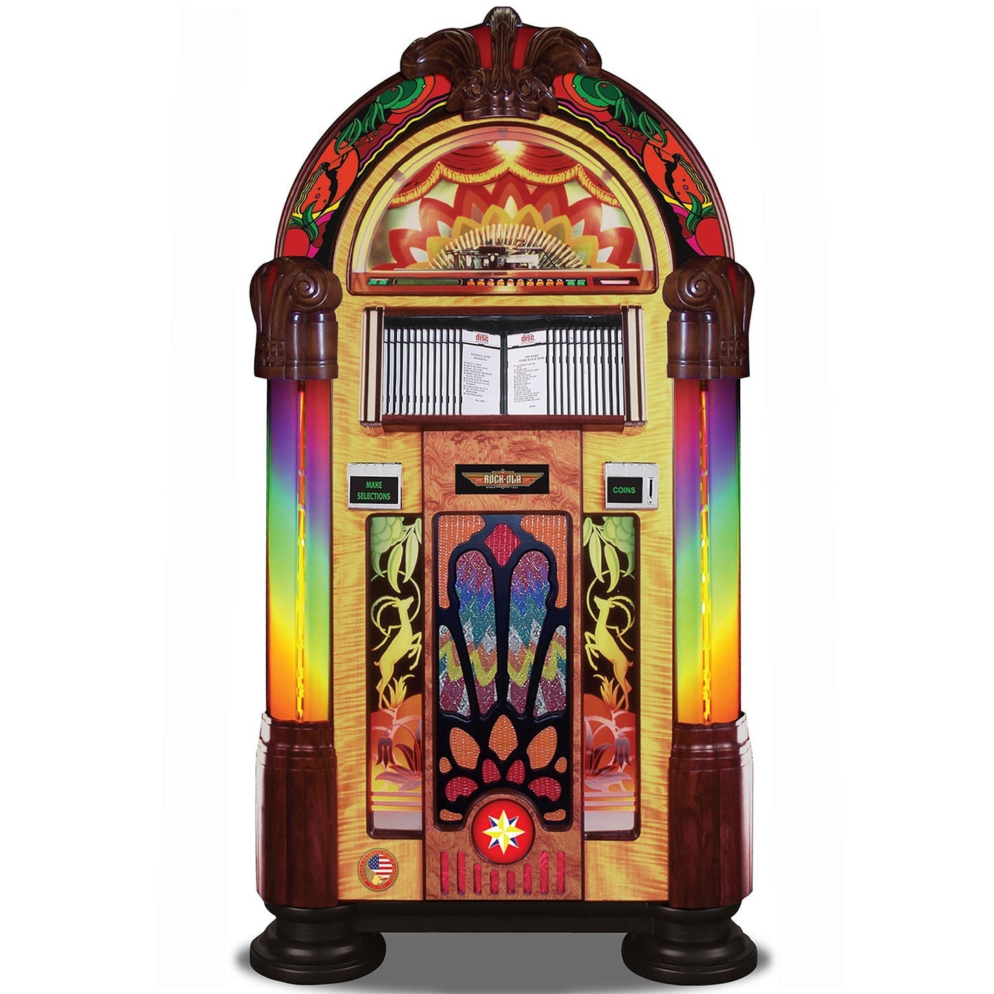 Rock-Ola Bubbler Gazelle CD Jukebox - CD4E-GZ