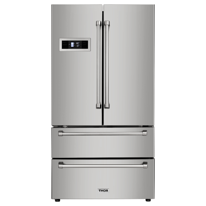 Thor Kitchen 36 inch Counter Depth Refrigerator Stainless Steel - HRF3601F