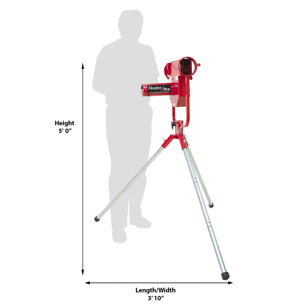 Heater Pro Fastball & Curveball Pitching Machine - HTR499BBNBF