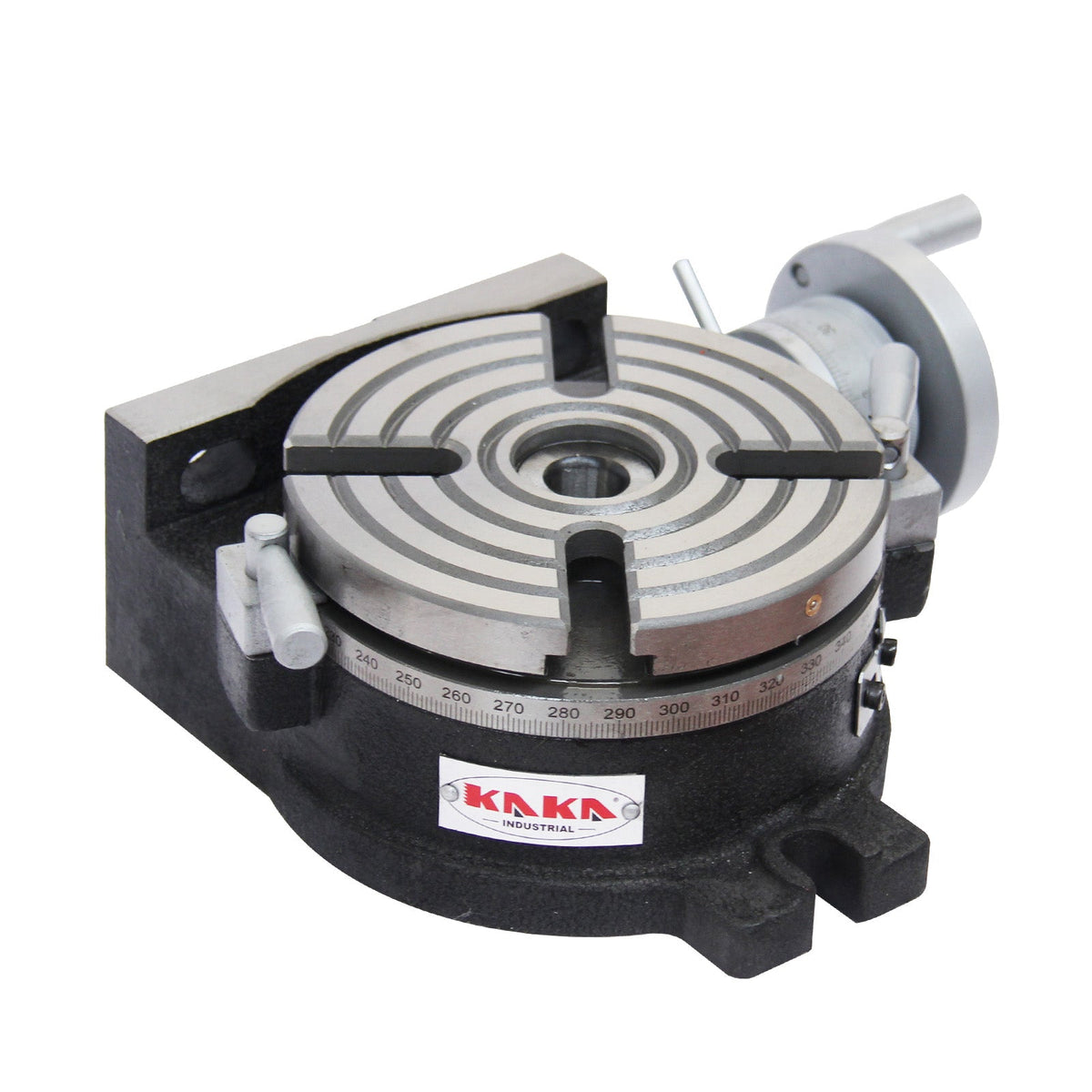 KAKA INDUSTRIAL HVP-61, Rotary Table with Dividing Plate DP-1, 6 Inch Rotary Table Milling Machine Horizontal Vertical Indexing Plate - ‎162312