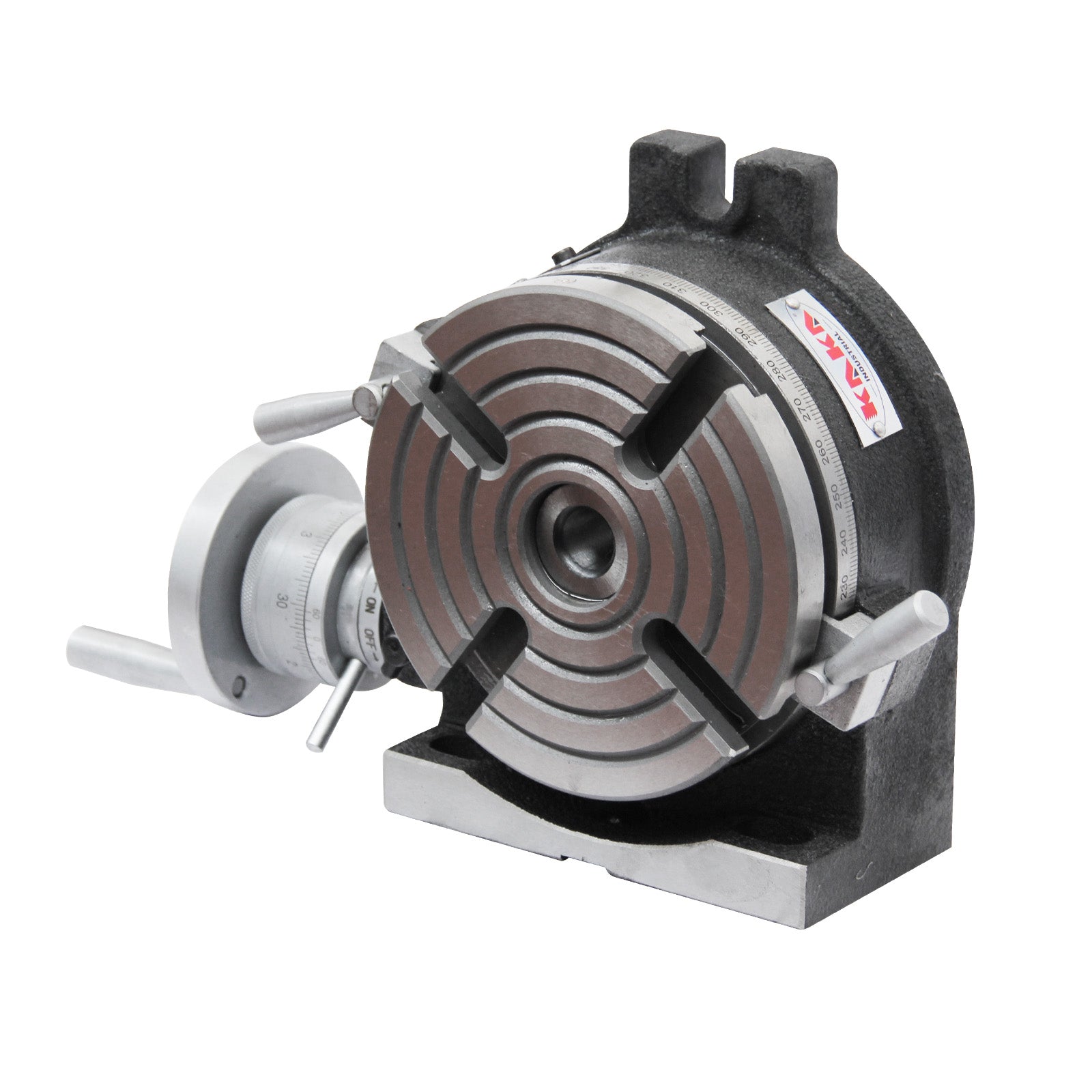KAKA INDUSTRIAL HVP-61, Rotary Table with Dividing Plate DP-1, 6 Inch Rotary Table Milling Machine Horizontal Vertical Indexing Plate - ‎162312