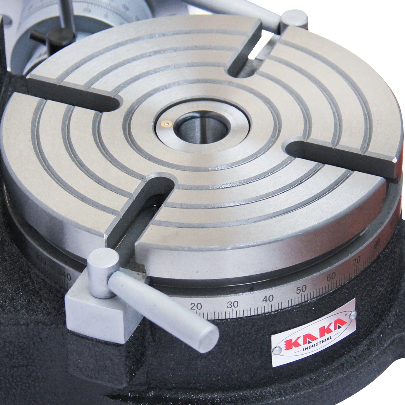 KAKA INDUSTRIAL HVP-61, Rotary Table with Dividing Plate DP-1, 6 Inch Rotary Table Milling Machine Horizontal Vertical Indexing Plate - ‎162312