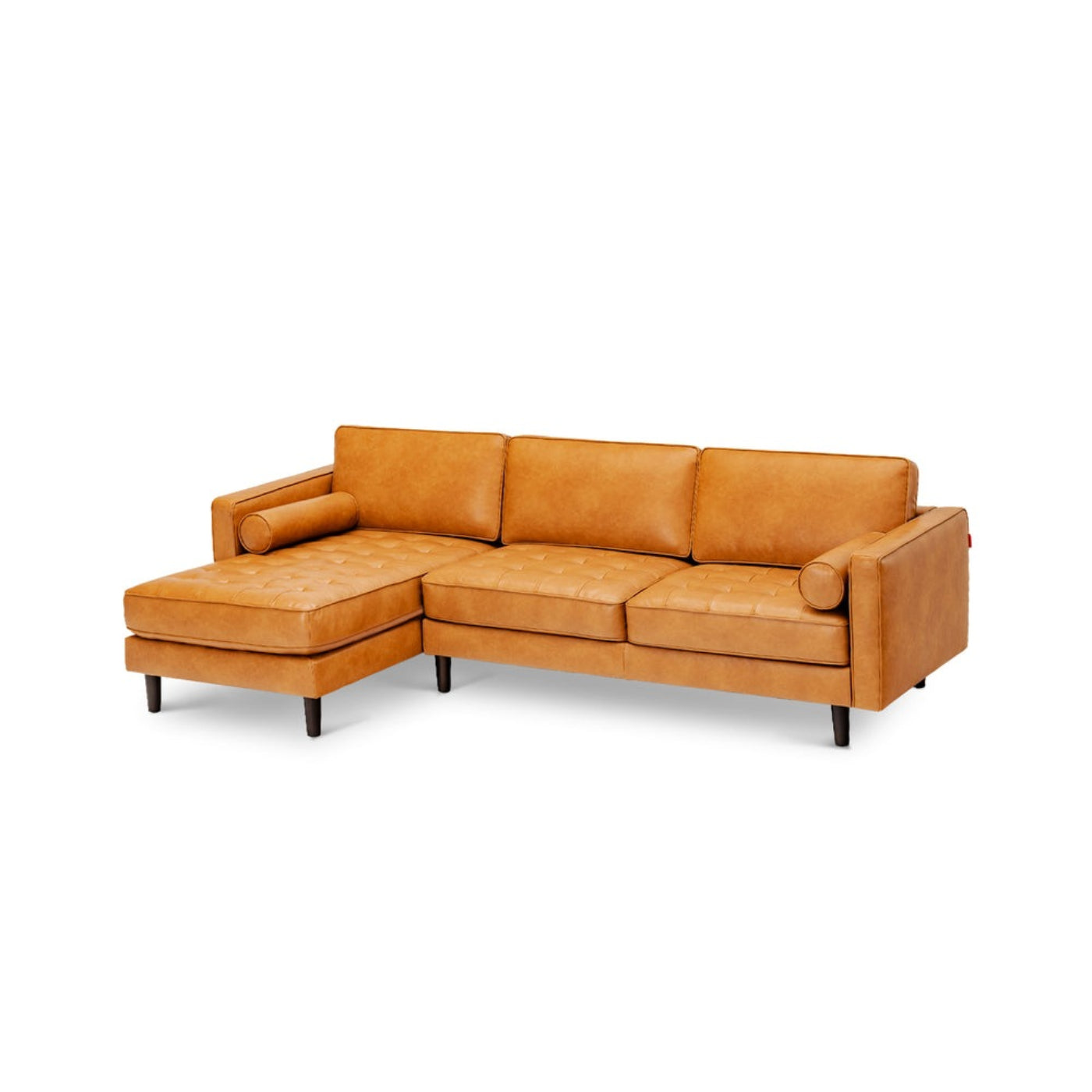 Costway 3 Seat L-Shaped Sectional Sofa Couch New - HV10180WL-BN