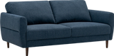 Costway Loveseat Sofa 72" Modern Upholstered Fabric Couch with Solid Wood Frame New -  Navy  HV10186WL-12NY