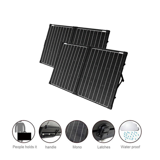 ACOPOWER Ptk 200W Portable Solar Panel Kit Briefcase - HY-PTK-2x100