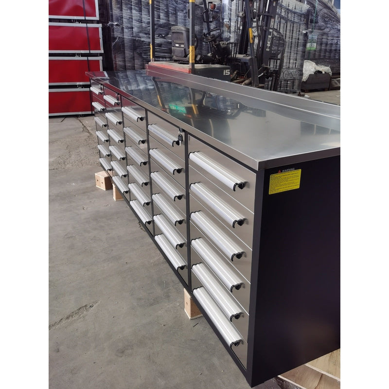 Chery Industrial 10ft Storage Cabinet with 30 Drawers WW000188