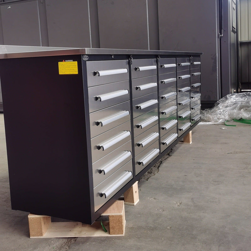 Chery Industrial 10ft Storage Cabinet with 30 Drawers WW000188