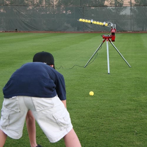 Heater Real Baseball Machine With Auto Ballfeeder - HTR6000BBCR