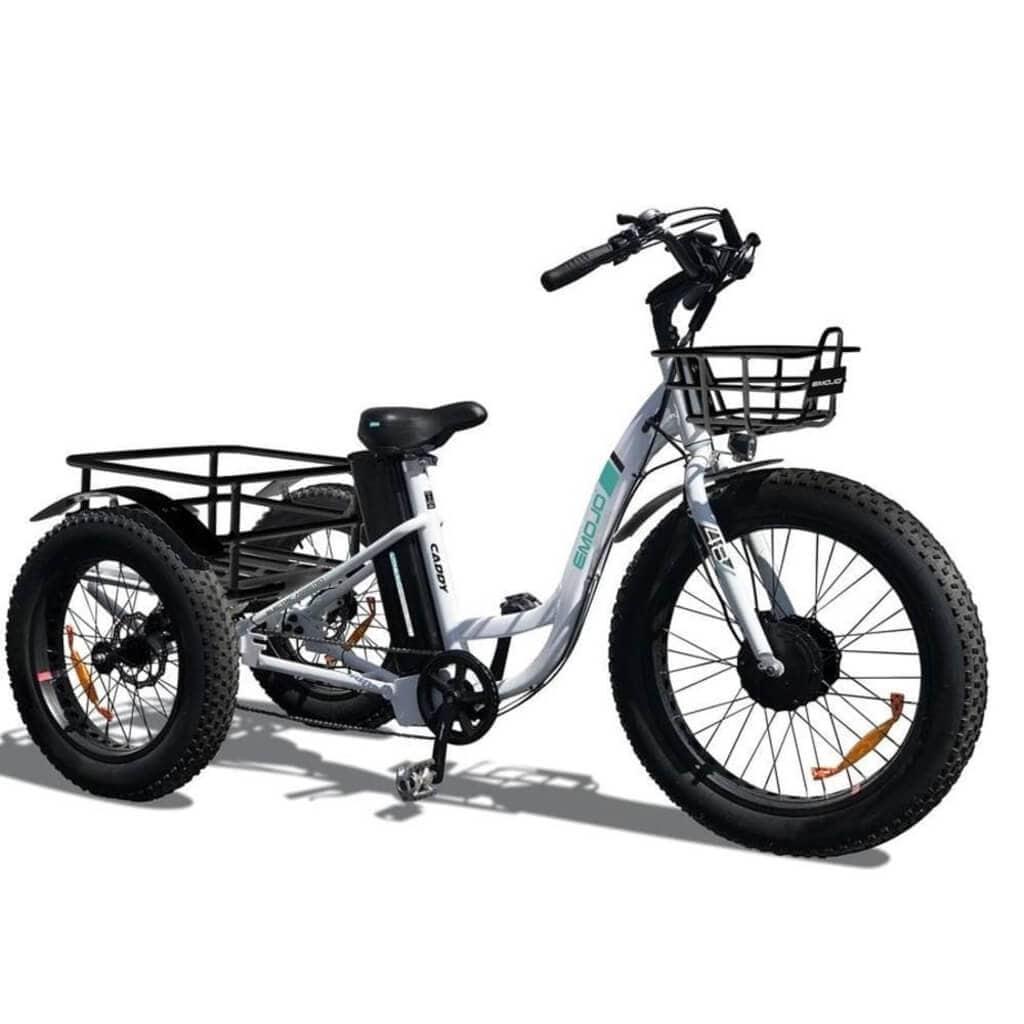 Emojo Caddy 500W 48V Fat Tire Electric Tricycle - EBK12-04