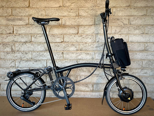Brompton P-Line Urban Electric Includes Free Brompton Toolkit and Lezyne Frame Pump!