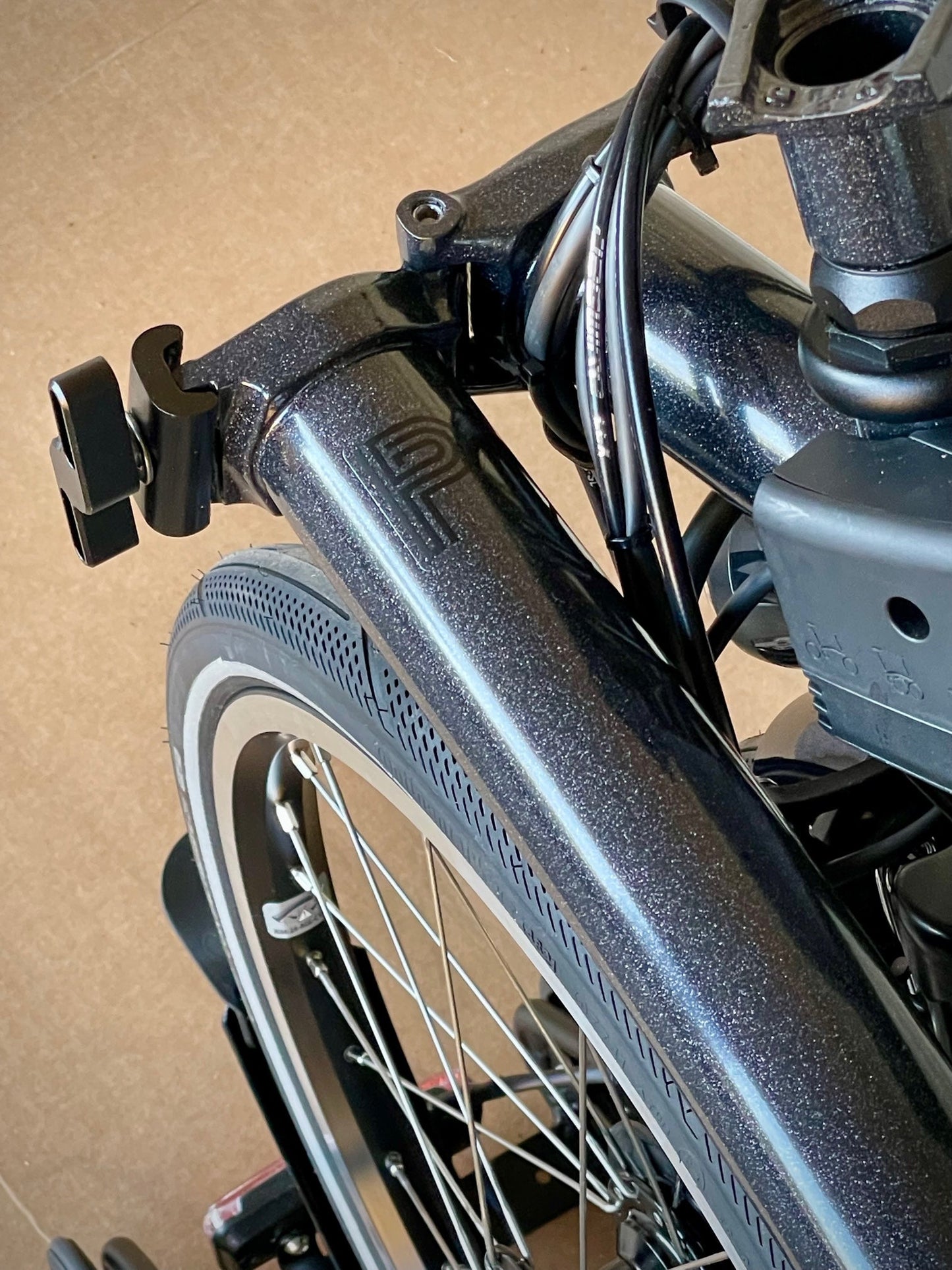 Brompton P-Line Urban Electric Includes Free Brompton Toolkit and Lezyne Frame Pump!