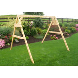 A&L Furniture 2x4 6ft A-Frame Cedar Swing Stand Hangers Included