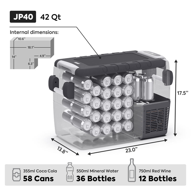 42QT JP40 12V APP Controlled Refrigerator Portable Freezer| ICECO