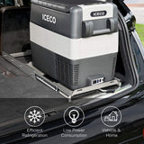 52.8QT JP50 12V APP Controlled Portable Fridge with Portable Power Station