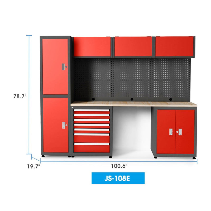 Chery Industrial Heavy Duty Ready-to-assemble Steel Garage Storage System 108E