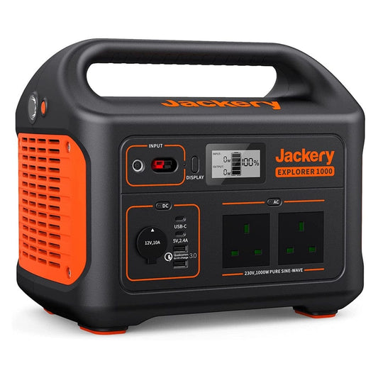 Jackery Explorer 1000 Portable Power Station + FREE Carry Bag - G1000A1000AH_ACASE03