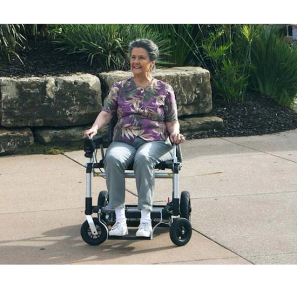 Journey Zoomer Chair Portable Lightweight Power Wheelchair - Backyard Provider