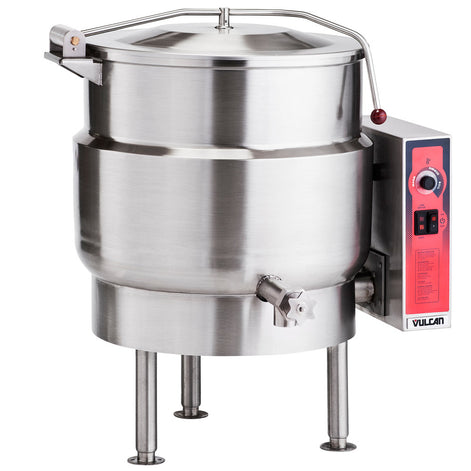 Vulcan 20-Gallon Stationary Electric Steam Jacketed Kettle - 208V - K20EL