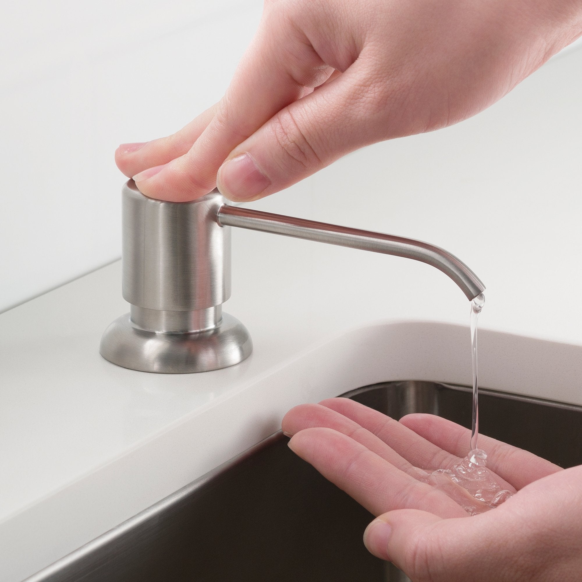 KRAUS 30" Stainless Steel Kitchen Sink and Kitchen Faucet - KHU100-30-1610-53CH