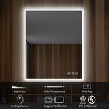 Blossom Beta 30″x36″ LED Mirror with Frosted Sides - LED M2 3036 - Backyard Provider