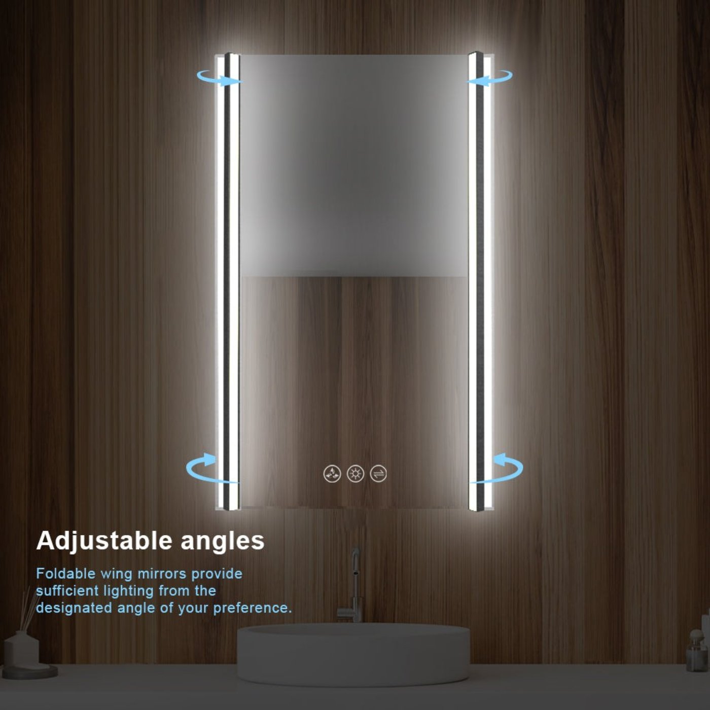 Blossom Binary 20″ LED Mirror - LED M5 2032 CH - Backyard Provider