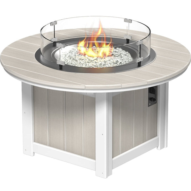 LuxCraft Lumin Fire Pit 46″ Round - LFP46RCHB