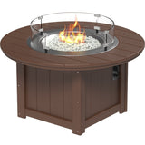 LuxCraft Lumin Fire Pit 46″ Round - LFP46RCHB