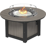 LuxCraft Lumin Fire Pit 46″ Round - LFP46RCHB