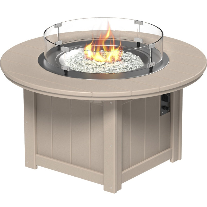 LuxCraft Lumin Fire Pit 46″ Round - LFP46RCHB