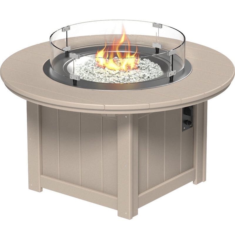 LuxCraft Lumin Fire Pit 46″ Round - LFP46RCHB