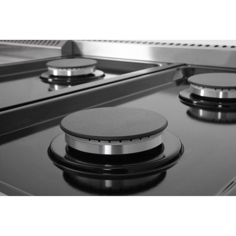 Thor Kitchen 48 in. 6.8 cu. ft. Double Oven Natural Gas Range in Stainless Steel - LRG4807U