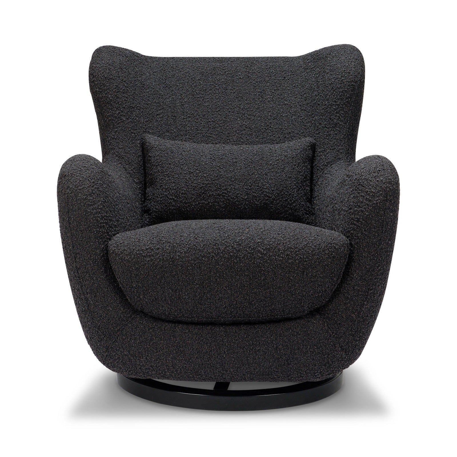 Nursery Works Solstice Swivel Glider in Boucle - Backyard Provider