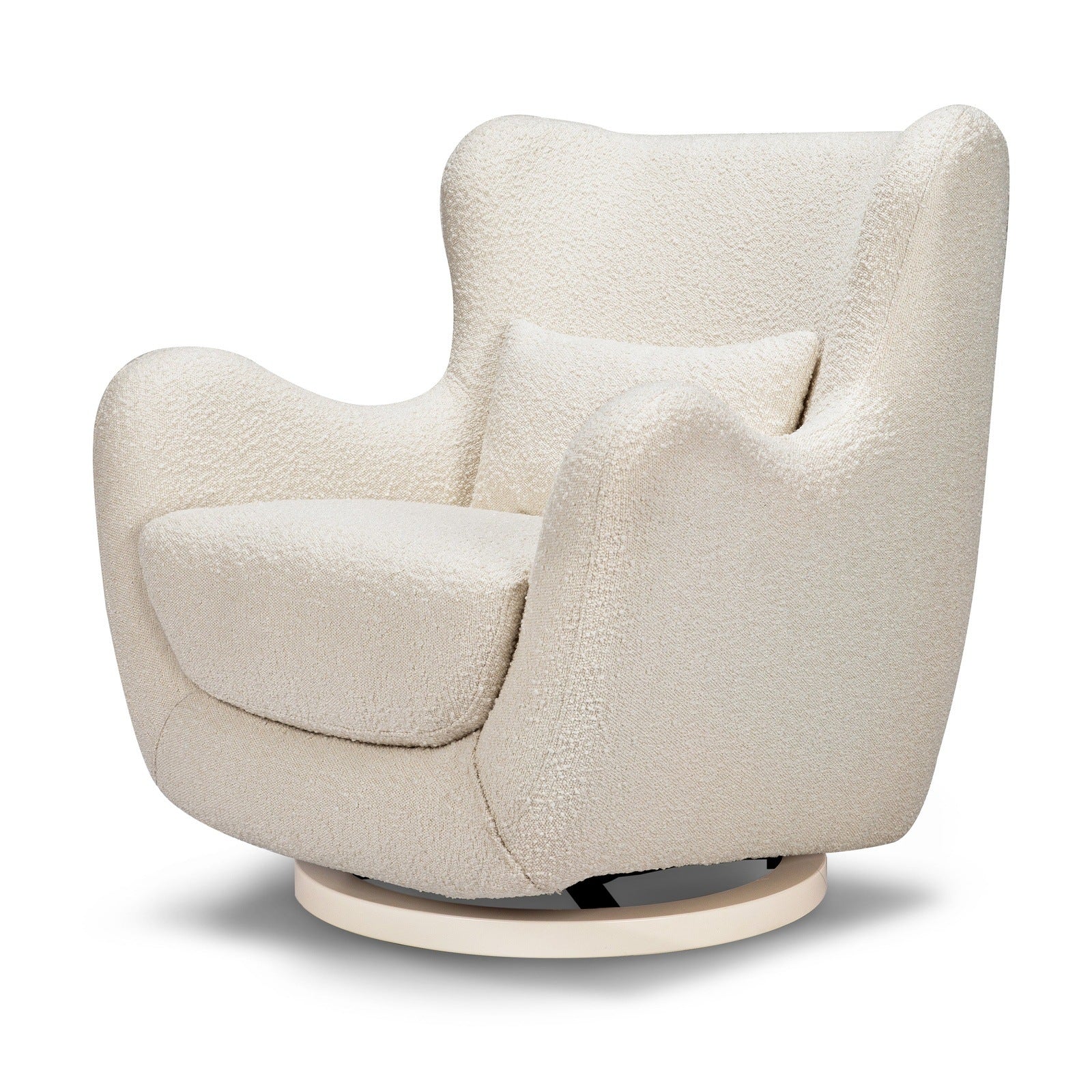 Nursery Works Solstice Swivel Glider in Boucle - Backyard Provider