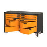 Swivel Storage Solutions Max 60 10-Drawer Rolling Cabinet Model: MAX603510 - Backyard Provider