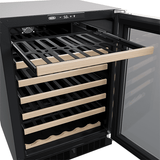 Marvel 24-IN BUILT-IN SINGLE ZONE WINE REFRIGERATOR WITH WINE CRADLE - MLWC124SG01A