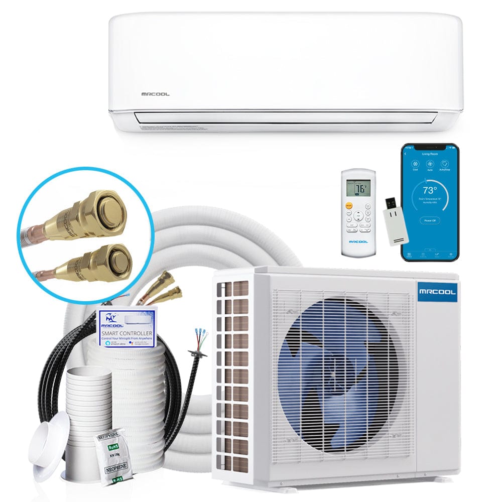 MRCOOL DIY 24K BTU Ductless Mini Split Heat Pump Complete System, Energy Star, 4th Gen, DIY-24-HP-WM-230C25