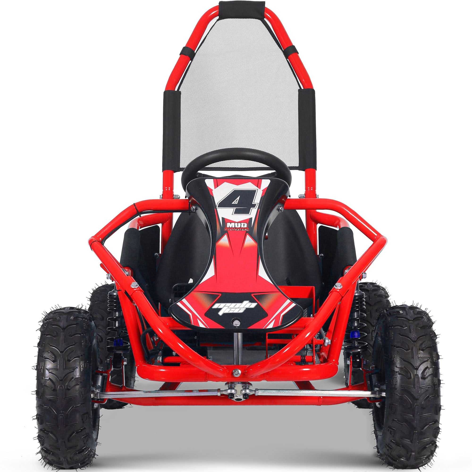 MotoTec Mud Monster 48V/12Ah 1000W Full Suspension Electric Go Kart MT-GK-Mud-1000w