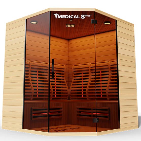 Medical 8 Plus V2 - Ultra Full Spectrum 6 Person Infrared Sauna