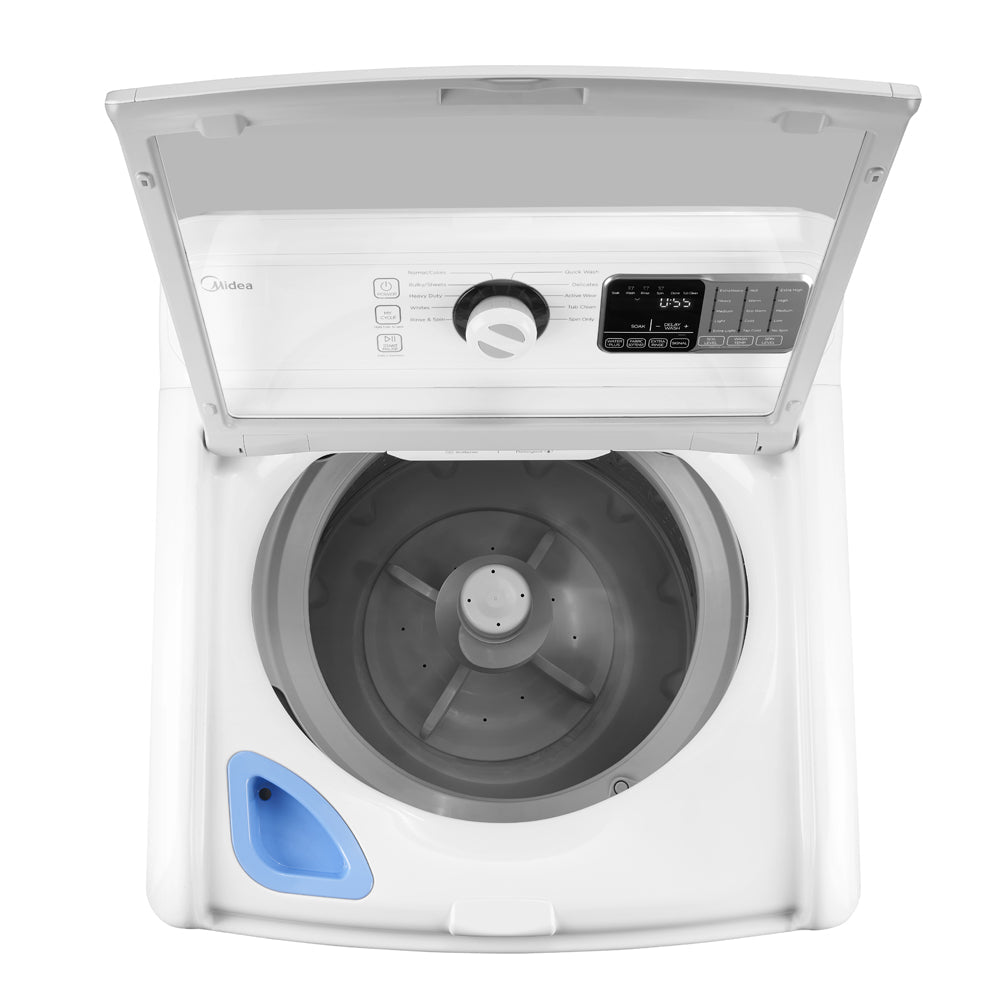 Midea 4.5 Cu. Ft. Top Load Washer with Agitator in White - MLV45N1BWW