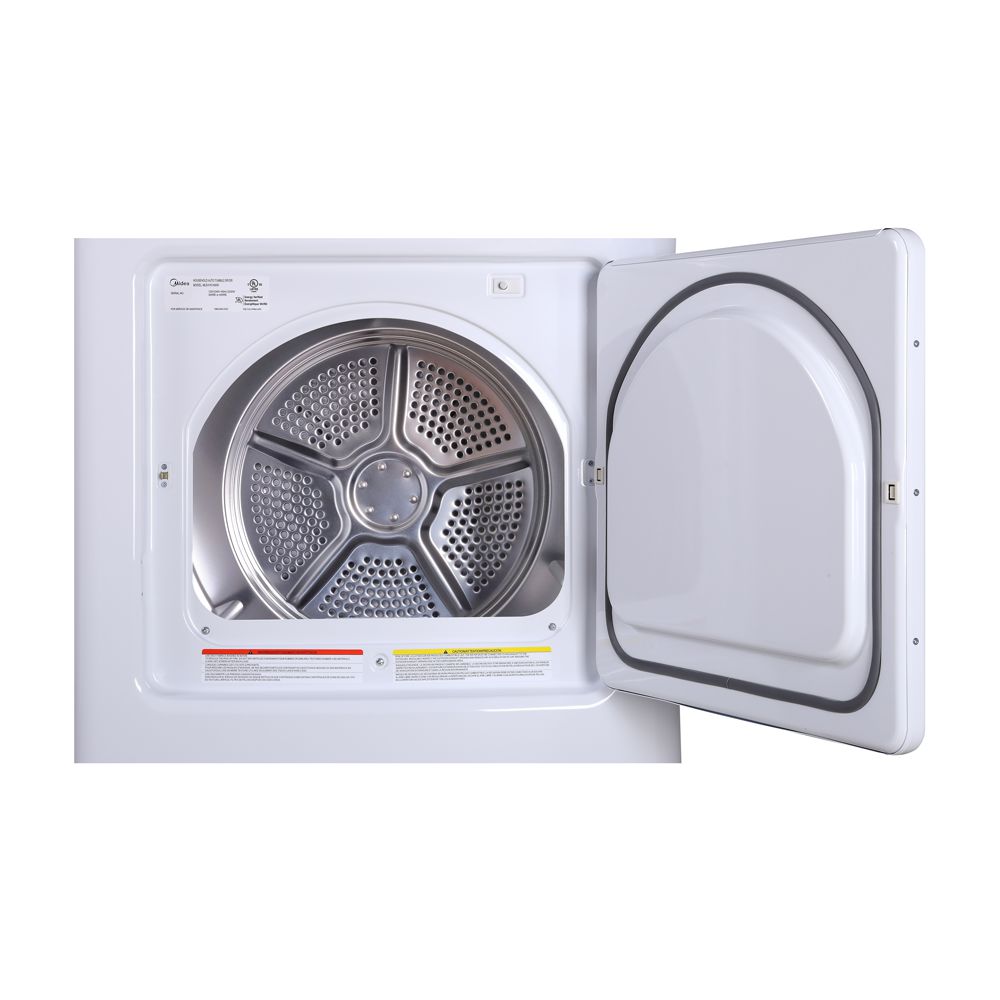 Midea 6.7 cu. ft. Impeller Front Load Electric Dryer in White - MLE41N1AWW