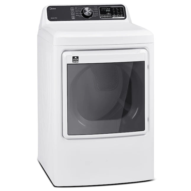 Midea 27 in. 7.5 Cu. Ft. Front Load Electric Dryer in White - MLE45N3BWW