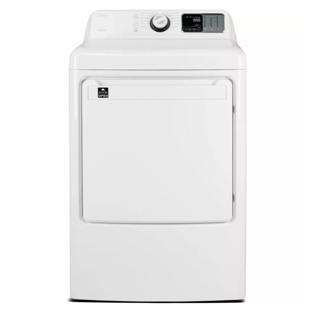 Midea 7.5 cu. ft. Front Load Electric Dryer in White - MLE45N1BWW